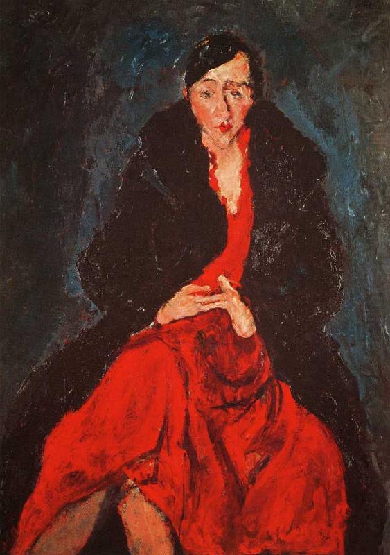 Portrait of Madame Castaing, Chaim Soutine